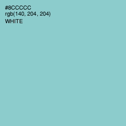 #8CCCCC - Half Baked Color Image